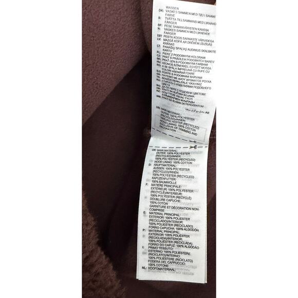 Adidas Hoodie Shadow Brown Womens Sz XL - Picture 6 of 7